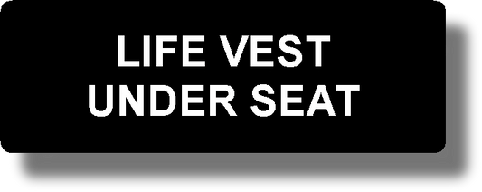 Life Vest Under Seat