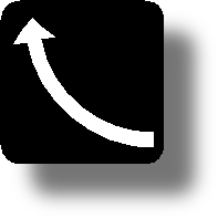 Arrow Curving Up (Img)