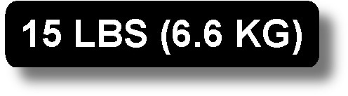 15 Lbs (6.6 Kg)