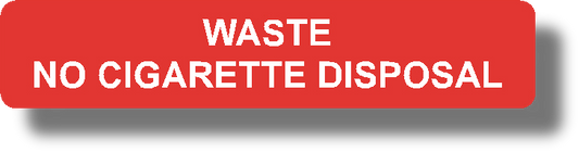 Waste No Cigarette Disposal