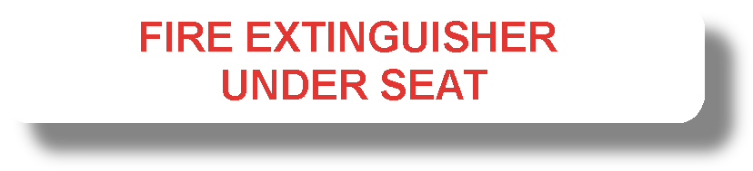 Fire Extinguisher Under Seat