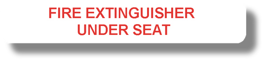 Fire Extinguisher Under Seat