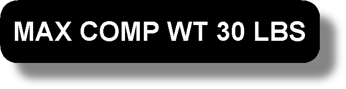 Max Compt Wt 30 Lbs