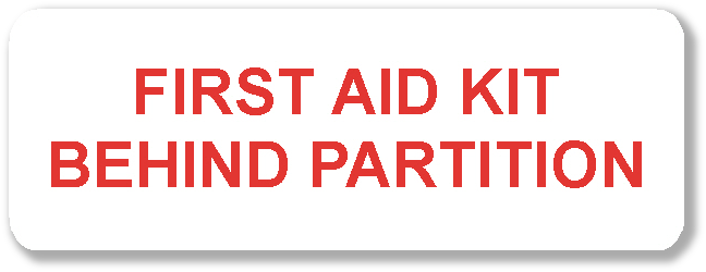 Learjet 70 - First Aid Kit
Behind This Partition
